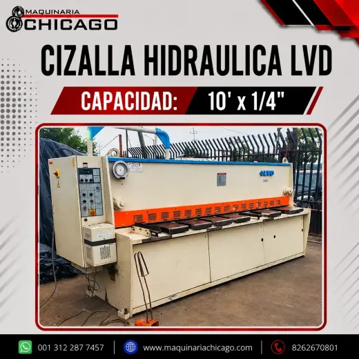 CIZALLA HIDRAULICA LVD 10' x 1/4"