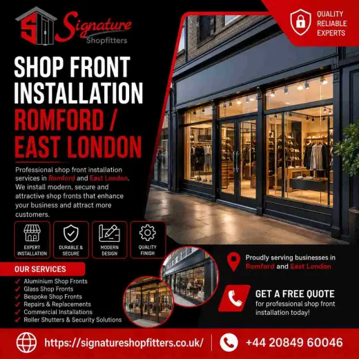 Shop Front Installation Romford & East London