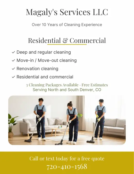 Servicios de Limpieza Profesional - Residencial y Comercial
