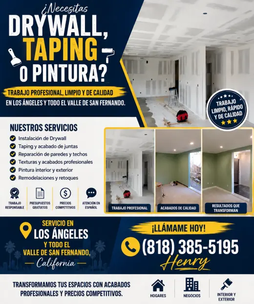 Drywall Taiping, Pintura