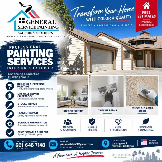Servicios de Pintura Profesional para Hogar y Negocio