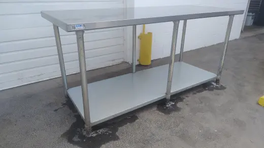 NUEVAS Mesas de Preparación de Acero Inoxidable NEW Stainless Steel Prep Table