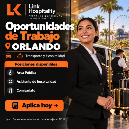 Oportunidades de Trabajo en Orlando | Transporte y Hospitalidad