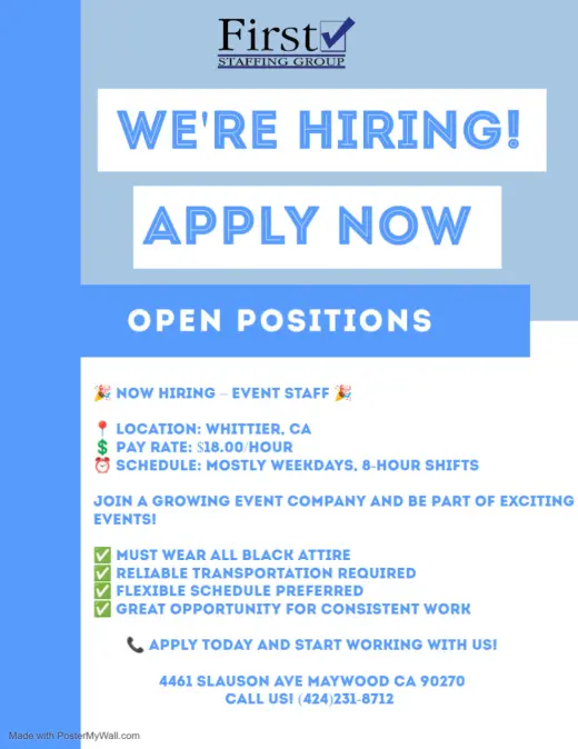Event Helper/ General Labor