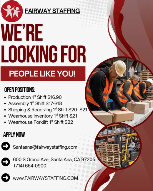 WE’RE HIRING!