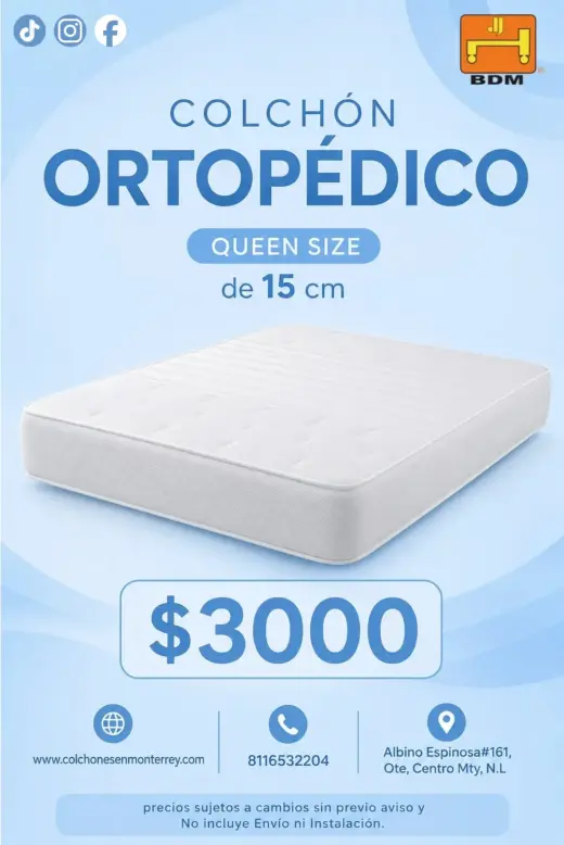 ¿Buscas un colchón Queen Size en Monterrey para dormir mejor?