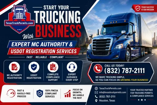 Start Your Trucking Business with Expert MC Authority & USDOT
