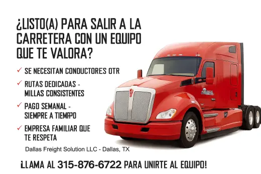Buscamos Choferes con Licencia Comercial