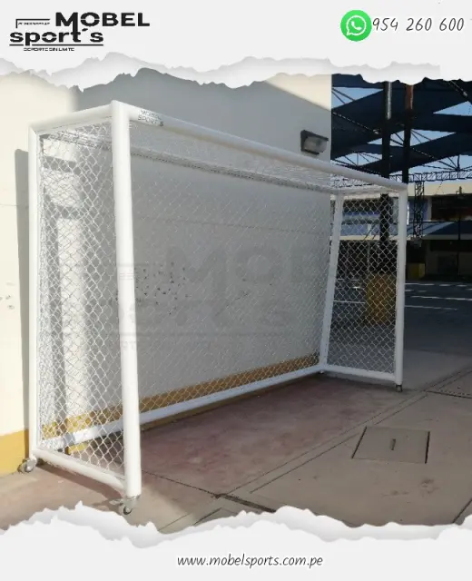 Arqueria de futbol con estructura duradera / mobel sports