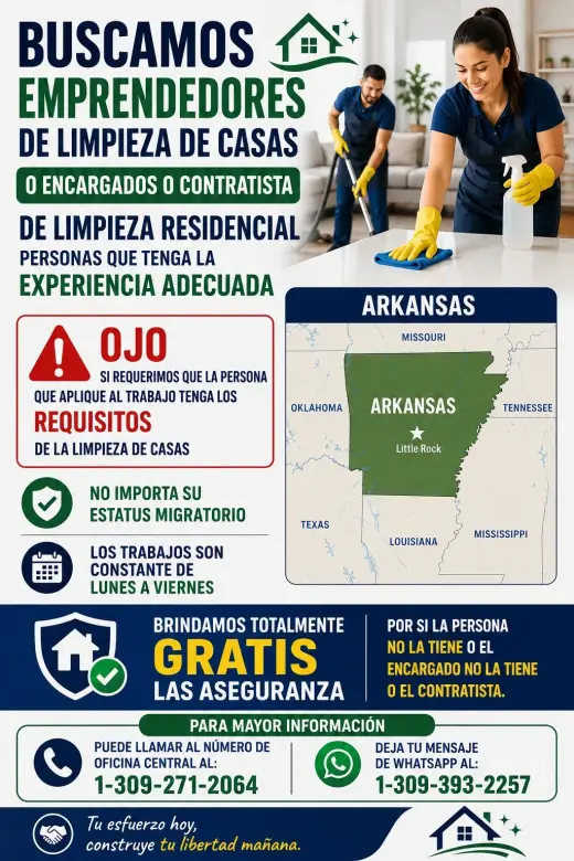TRABAJOS PARA EMPRENDEDORES DE LA LIMPIEZA DE CASAS.
