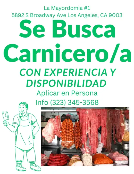 Solicito Carnicero/a