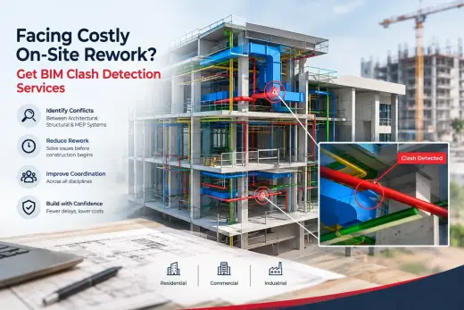 Facing Costly On-Site Rework? Get BIM Clash Detection Services