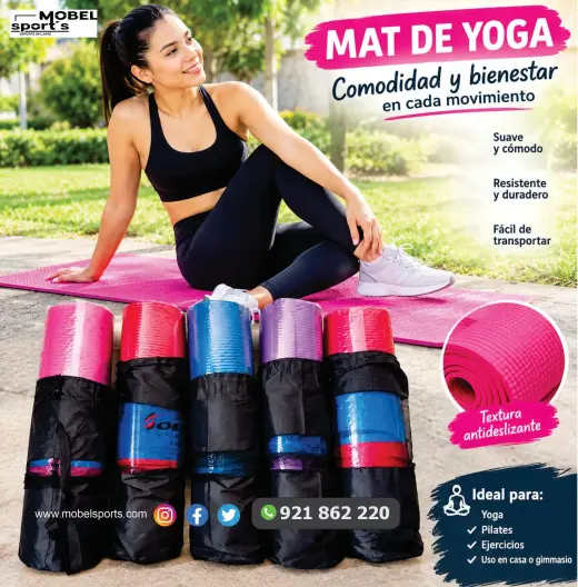 Mat de Yoga - Comodidad y Durabilidad en Cada Movimiento