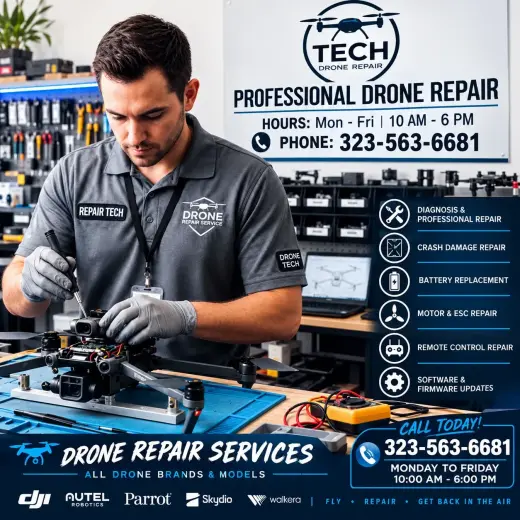 Reparación profesional de drones