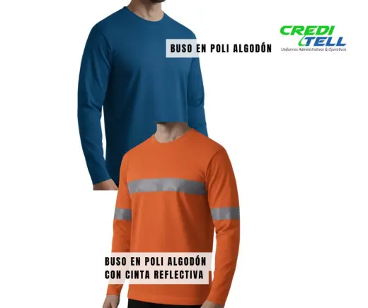 Buzos en poli algodón para uniformes operativos