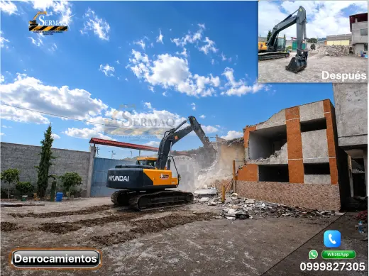 Derrocamientos, Demoliciones, Demolición, Desbanques, Excavaciones, Limpieza