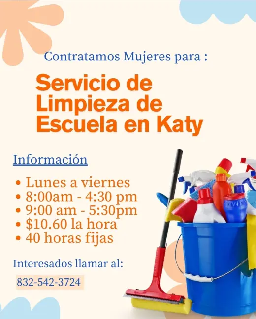 Servicios de Limpieza para Escuela en Katy