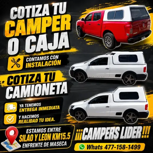 campers para cualquier camioneta