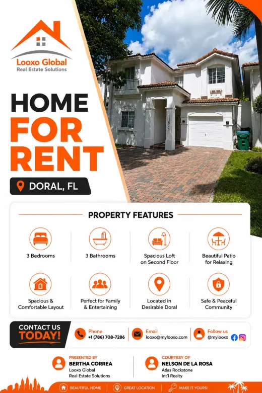 $4,250 - FOR RENT IN DORAL