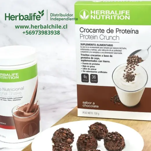 Crocante de Proteína Herbalife y Batido Nutricional
