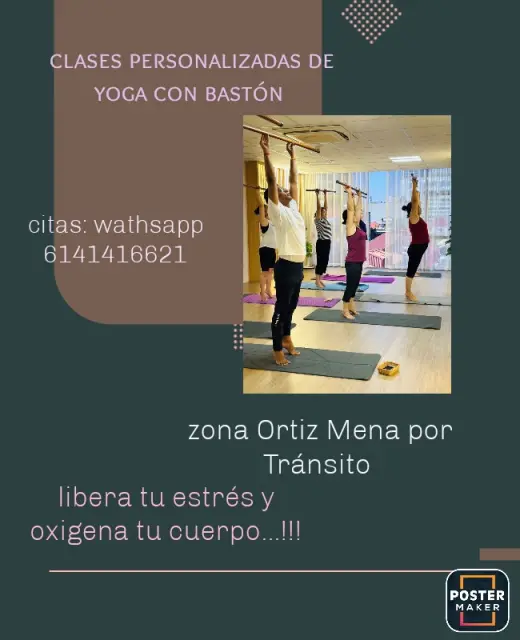 Clases de yoga con bastón personalizadas