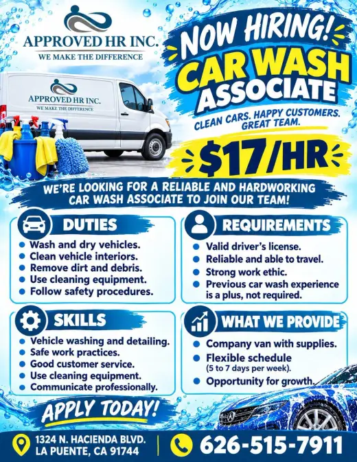 Car Wash Assistants