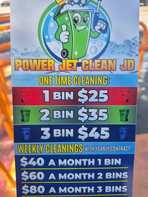 Power Jet Clean - Servicio de Limpieza de Botes de Basura