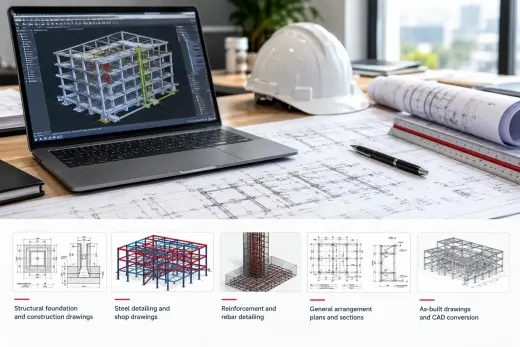 Structural CAD Drafting Services for Builders and Engineers
