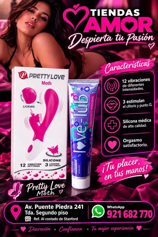 VIBRADOR MOTH PONTO G + LUBRICANTE GEL - PUENTE PIEDRA