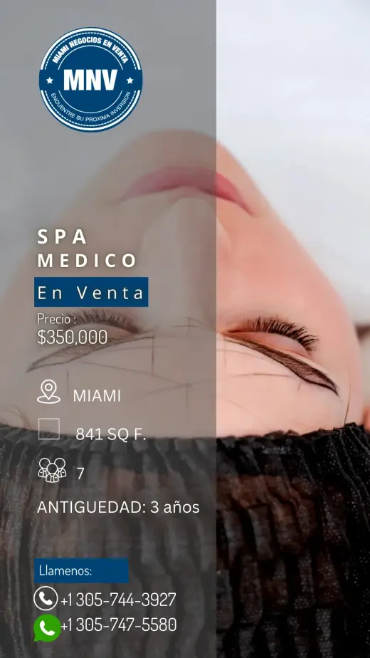 Spa Medico a la venta en Brickell-Retorno