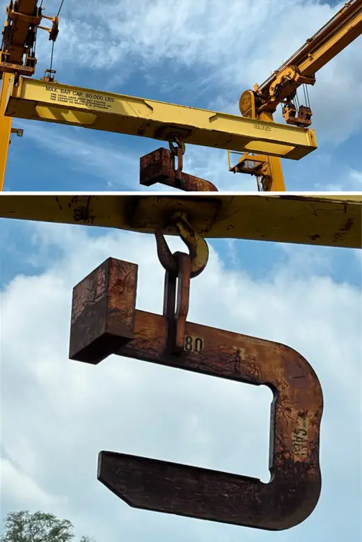 GANCHO PARA ROLLOS 80,000 LBS