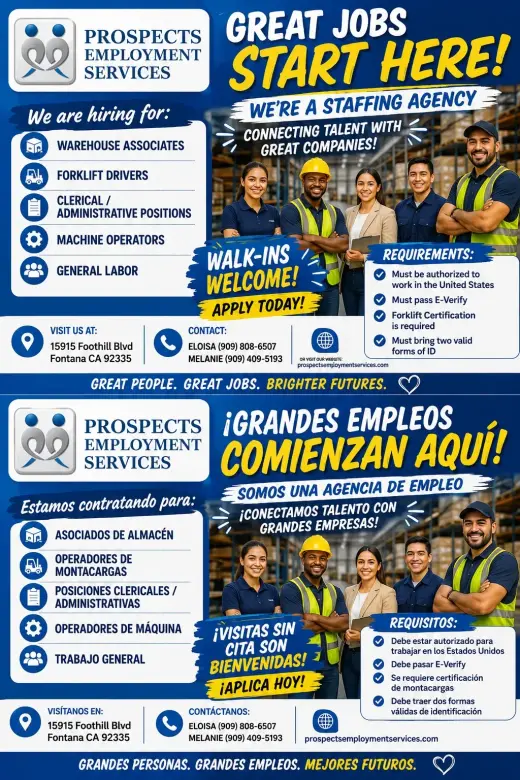 AGENCIA DE TRABAJO / EMPLOYMENT AGENCY