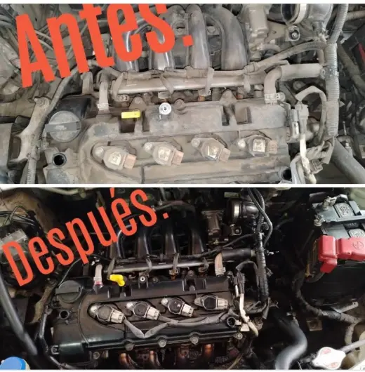 lavado de inyectores sincronizacion automotriz.