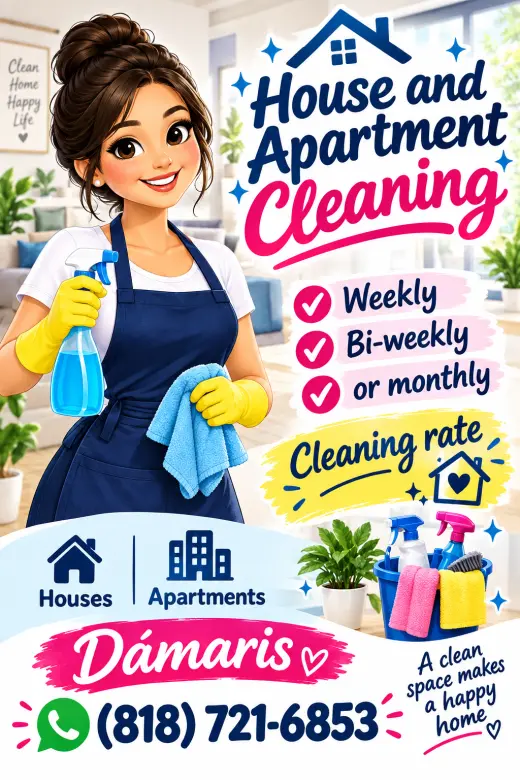 Limpio casas, apartamentos y más