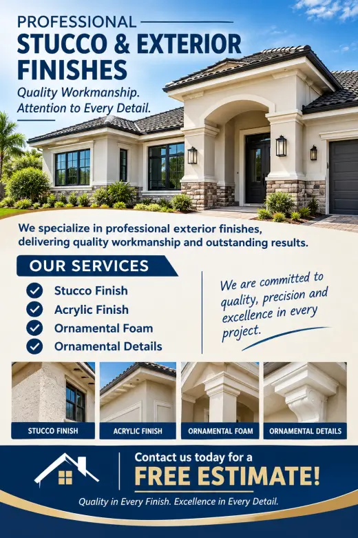 PROFESSIONAL STUCCO & EXTERIOR FINISHES