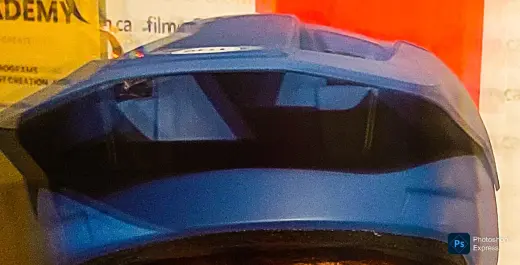 Casco azul.para bici