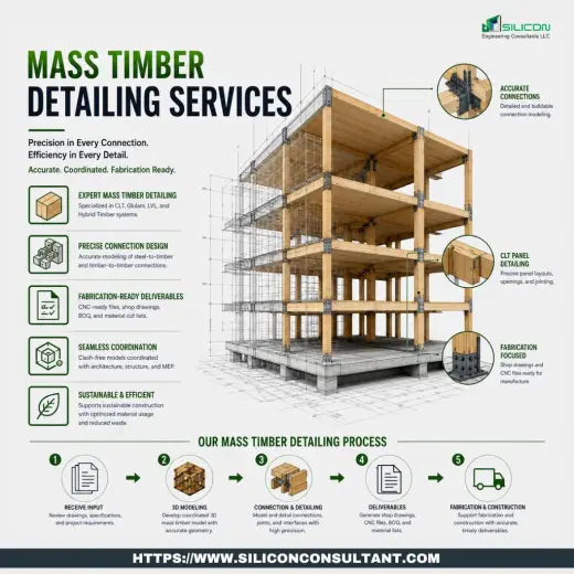 Servicios de Detalle de Madera Masiva