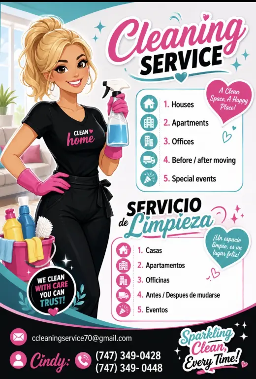 Cleaning Service / Servicio de Limpieza