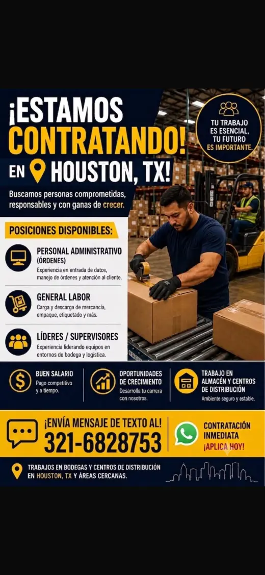 Oportunidades de Empleo en Houston, TX