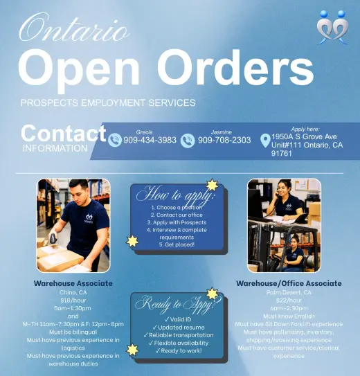 Chino, Palm Desert jobs!