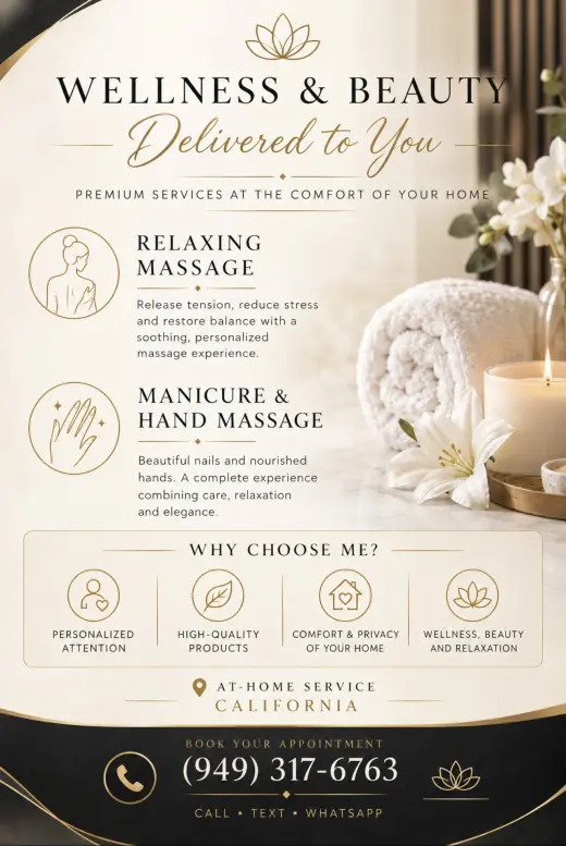 Servicios de Belleza y Bienestar a Domicilio