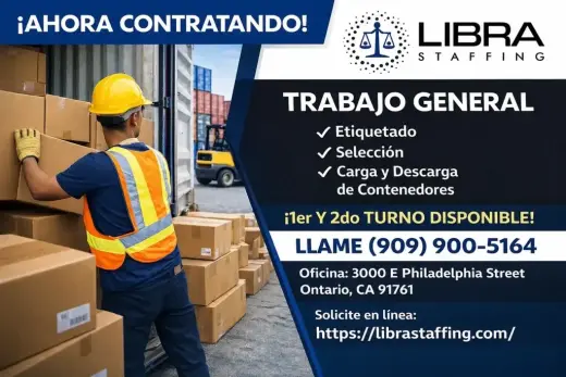 Oportunidades de Trabajo en Labor General Disponibles