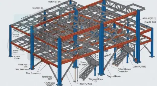 Structural Steel Detailing Services for Engineering Excellence