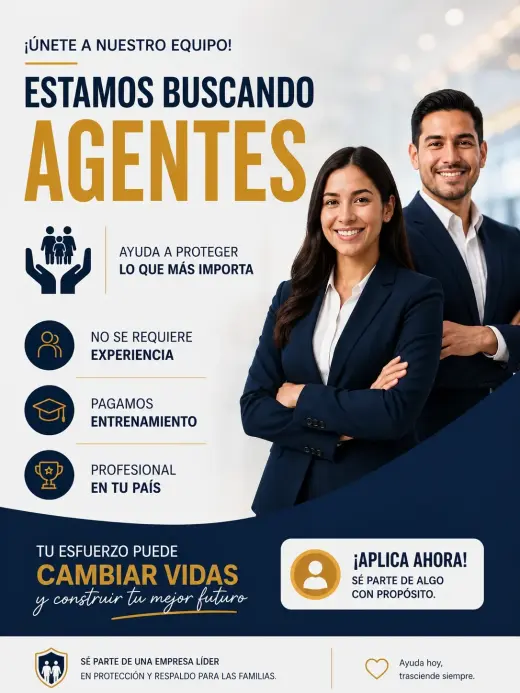 🚨 ¡ESTAMOS BUSCANDO AGENTES! 🚨