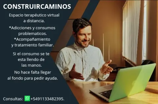 Terapia virtual a distancia.
