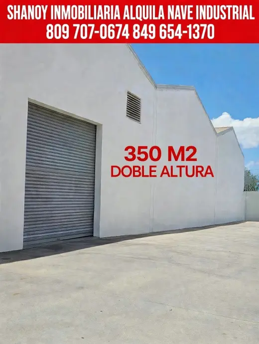 Alquilo Nave de 350 m2 en Zona Oriental