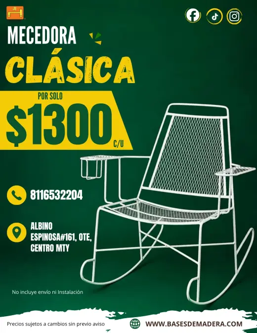 Ya ¿Buscas una mecedora en Monterrey?