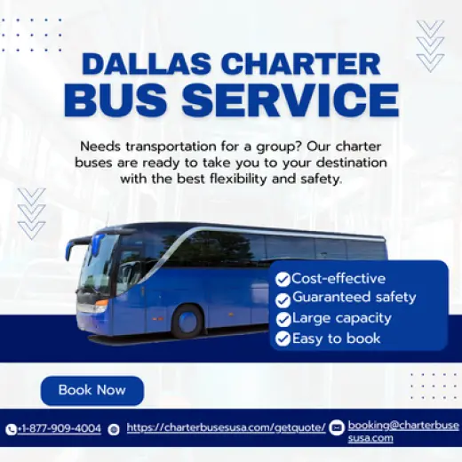 Dallas Charter Bus Rental  Service