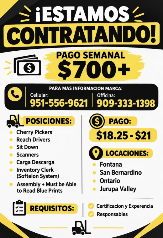 Estamos Contratando!