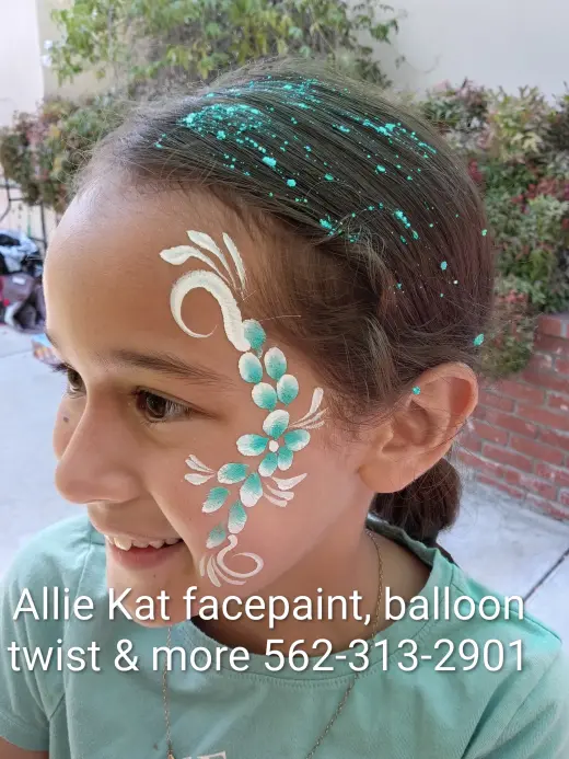 Caritas pintadas, globos infantiles